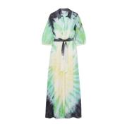 Elegante Maxi Jurk Gabriela Hearst , Green , Dames