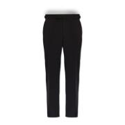 Wollen plooirokbroek Tom Ford , Black , Heren