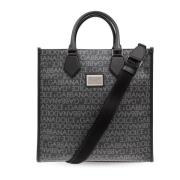 Shopper tas met monogram Dolce & Gabbana , Gray , Heren