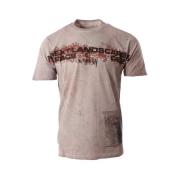 Heren Grijs Katoenen T-shirt C.p. Company , Gray , Heren