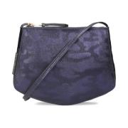 Beau Crossbody metallic tas Fred De La Bretoniere , Blue , Dames