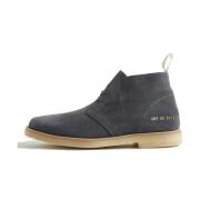 Washed Black Chukka Stijl Common Projects , Black , Heren