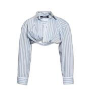 ‘Bahia’ cropped shirt Jacquemus , Blue , Dames