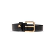 Leren Riem Dolce & Gabbana , Black , Dames