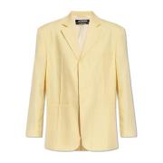 Single-breasted blazer Jacquemus , Yellow , Dames