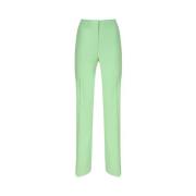 Groene broek met flare-fit Pinko , Green , Dames