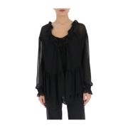 Blouses See by Chloé , Black , Dames