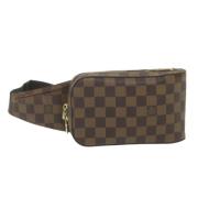 Pre-owned Canvas shoulder-bags Louis Vuitton Vintage , Brown , Dames