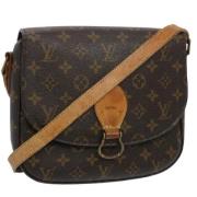 Pre-owned Canvas shoulder-bags Louis Vuitton Vintage , Brown , Dames