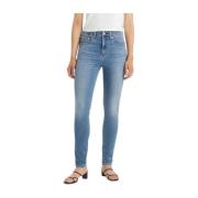 High Rise Skinny Jeans Levi's , Blue , Dames