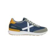 Retro Atletische Sneaker voor Heren Munich , Blue , Heren