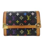 Pre-owned Canvas wallets Louis Vuitton Vintage , Black , Dames