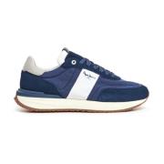 Tape Sneakers Pepe Jeans , Blue , Heren