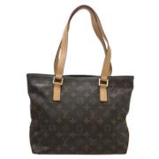 Pre-owned Canvas totes Louis Vuitton Vintage , Brown , Dames