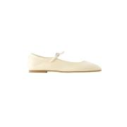 Leather flats aeyde , Beige , Dames