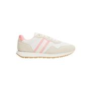 Eva Runner Mat Mix Sneakers Tommy Hilfiger , Pink , Dames