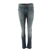 Slim Fit Glenn Jeans in Blauw Jack & Jones , Blue , Heren