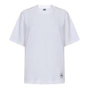 Witte Ribgebreide T-shirts en Polos Adidas by Stella McCartney , White...
