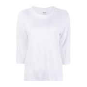 Bootnek 3/4 Mouw Top Allude , White , Dames