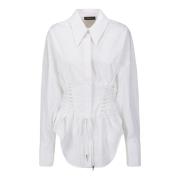 Klassiek Overhemd To0641 Mugler , White , Dames