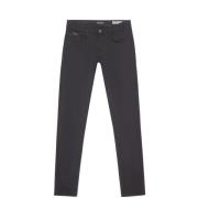 Ozzy Tapered Zwarte Jeans Antony Morato , Black , Heren