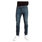 Lucas Blauwe Slim-fit Jeans Zhrill , Blue , Heren
