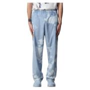 Baggy Denim Jeans Laneus , Multicolor , Heren