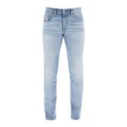 Vintage Distressed Slim Fit Jeans Diesel , Blue , Heren