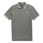 Slim Fit Gestreept Polo Shirt G-star , Green , Heren