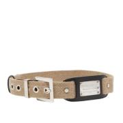 Pre-owned Leather belts Dolce & Gabbana Pre-owned , Beige , Dames
