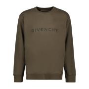 Logo Sweatshirt Givenchy , Green , Heren
