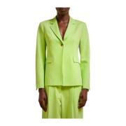 Milano Blazer met enkele knoop Liviana Conti , Green , Dames