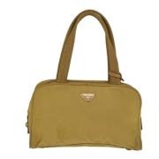 Pre-owned Fabric prada-bags Prada Vintage , Beige , Dames