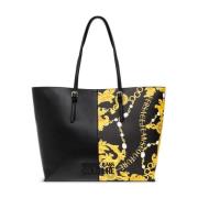 Barok Print Winkel Tas met Afneembare Pouch Versace Jeans Couture , Bl...