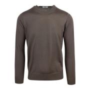 Bruine Sweaters Regular Fit Paolo Pecora , Brown , Heren