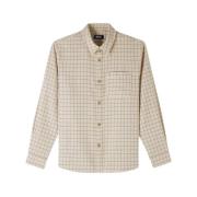 Stijlvolle Button-Down Overshirt A.p.c. , White , Heren