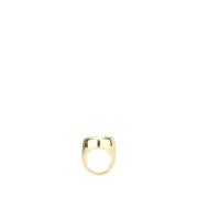 Lux Twee-Tone Zilveren Ring Dans LES Rues , Multicolor , Dames