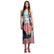 Lange jurk Art. Senr27 NAF NAF , Multicolor , Dames