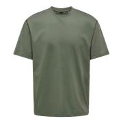 Onsfred RLX SS TEE Noos - Castor Gray Only & Sons , Gray , Heren
