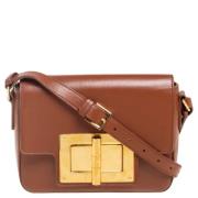 Pre-owned Leather shoulder-bags Tom Ford Pre-owned , Brown , Dames