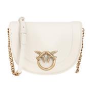 Witte Dames Mini Love Tas Click Pinko , White , Dames