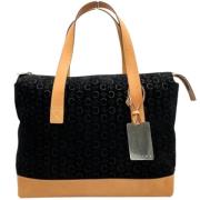 Pre-owned Suede totes Celine Vintage , Black , Dames