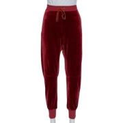 Pre-owned Velvet bottoms Chloé Pre-owned , Red , Dames