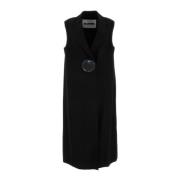 Trench Gilet - Stijlvolle Buitenkleding Jil Sander , Black , Dames