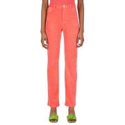 Terry Towelling Jeans Maisie Wilen , Red , Dames