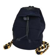 Pre-owned Canvas backpacks Salvatore Ferragamo Pre-owned , Blue , Dame...