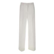 Witte katoenen broek voor vrouwen P.a.r.o.s.h. , White , Dames