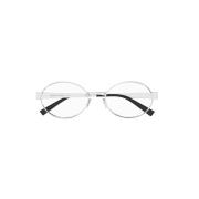 Metallic Optische Frames voor Vrouwen Saint Laurent , Gray , Dames