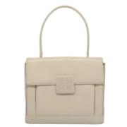 Pre-owned Leather handbags Givenchy Pre-owned , Beige , Dames
