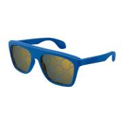 Blauwe zonnebril voor vrouwen Gucci , Blue , Dames